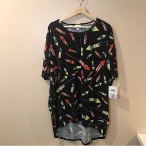LulaRoe Firecracker Irma NWT Medium